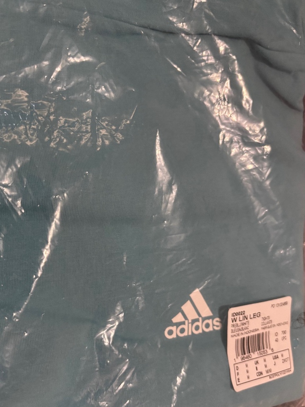 Adidas Loggings Color Preloved Blue Size Medium NWT